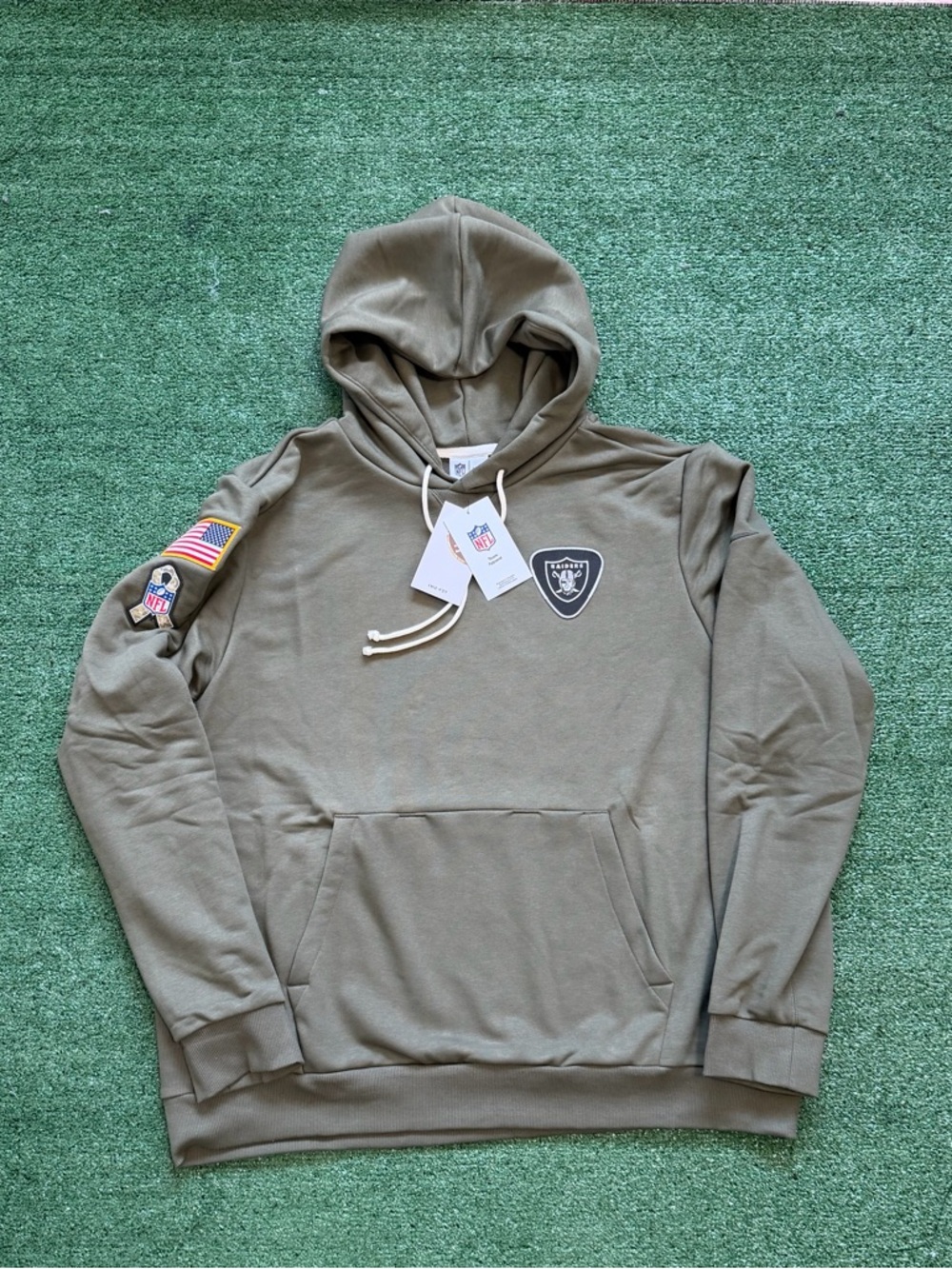 Nike Las Vegas Raiders 2025 Salute To Service Hoodie Size XL